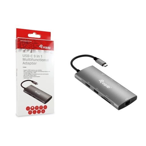 Docking Usb-c Equip 133490 A 1xhdmi 4k 1xusb-c 2xusb-a 5gb s 1xusb-c Pd 100w 1x1gb Rj45 1xlecto De Tarjetas