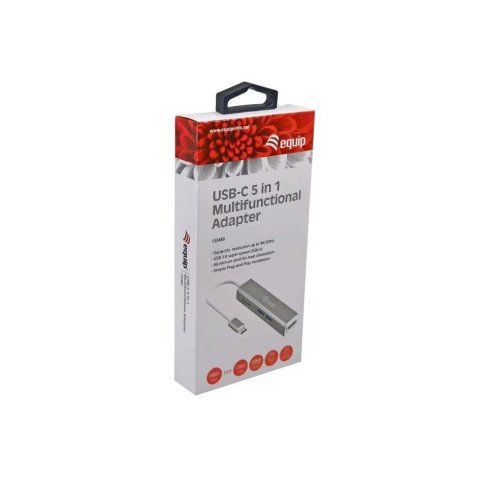 Docking Usb-c Equip 133480 A 1xhdmi 4k 3xusb-a 3.0 1xlector De Tarjetas