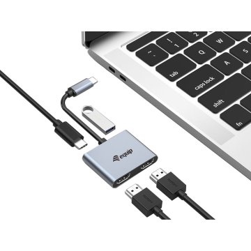 Docking Usb-c Equip 133484 A 2xhdmi 4k 1xusb-c Pd 100w 1xusb-a 3.0 2