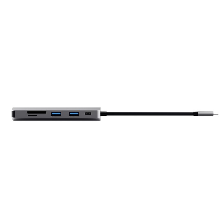 Docking Usb-c Trust Dalys Aluminium 23775 1xhdmi 1x1gb Rj45 1xlector De Tarjetas 1xusb-c 2xusb-a
