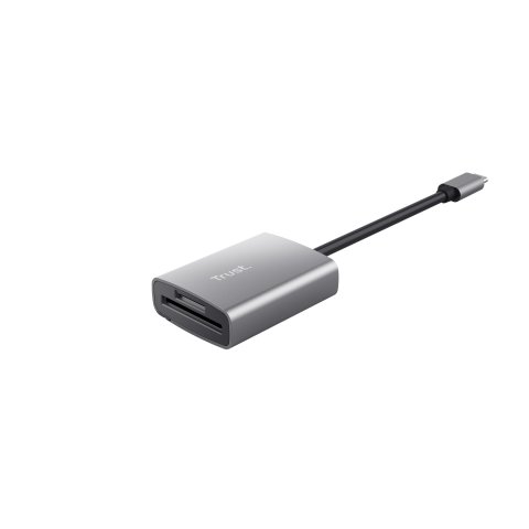 Lector De Tarjetas Externo Trust Dalyx Fast Usb-c Admite Sd, Sdhc Y Sdxc Hasta 2 Tb 24136