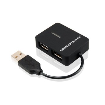 Hub Usb 2.0 Conceptronic C4pusb2_v3 A 4xusb-a 2.0 Mini Hub Pocket C05-129 2