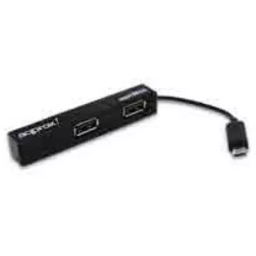 Hub Microusb Approx Apphm4b A 4xusb-a 2.0 Funcion Otg De Micro Usb A Usb Color Negro