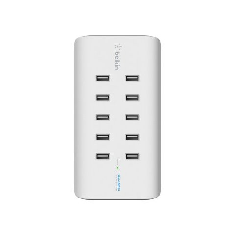 Hub Usb 2.0 Belkin 10 Puertos 2.4amp Usb Charger