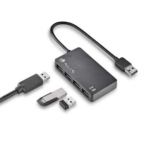Hub Usb 2.0 Ngs Ihub4 Tiny A 4xusb-a 2.0