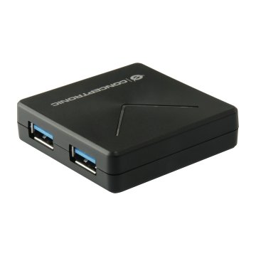 Hub Usb 3.0 Conceptronic Hubbies02b 4 Puertos Usb 3.0 Color Negro 2