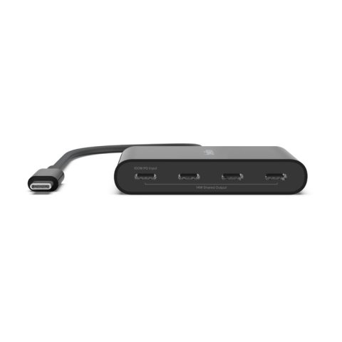 Hub Usb 3.2 Belkin Avc018btbk 4 Puertos Usb-c Gen2 Pd 100w Negro