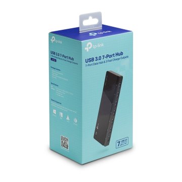 Hub Usb 3.0 Tp-link Uh700 Usb 3.0 7 Puertos Diseño Escritorio Con Adptador De Corriente 2