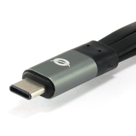 Hub Usb 3.1 Usb-c Conceptronic Hubbies 1 Puerto Usb 3.0 + 2 Puertos Usb 2.0 Color Gris