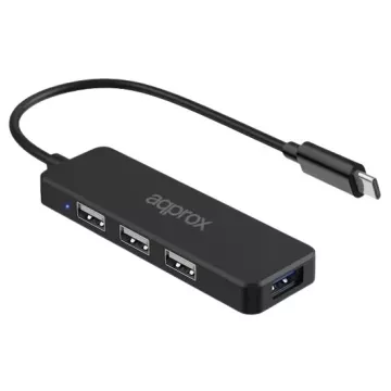 Hub Usb-c Approx Appc48v2 A 1xusb-a 2.0 3xusb-a 2.0
