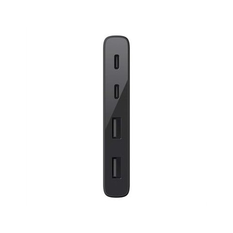 Minihub Usb-c Belkin F4u090btblk 4 Puertos, 2 Usb-c, 2 Usb-a Color Negro
