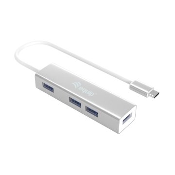 Hub Usb-c 3.1 Equip Life 4 Puertos Usb 3.0 Tipo A Carcasa De Aluminio 2