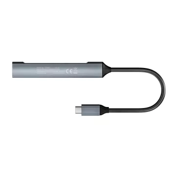 Hub Usb-c 3.2 Equip Life 2 Puertos Usb 2.0 1 Puerto Usb 3.0 1 Puerto Usb-c + 1 Puerto Usb C Carga Hasta 100w Carcasa De Alumi 2