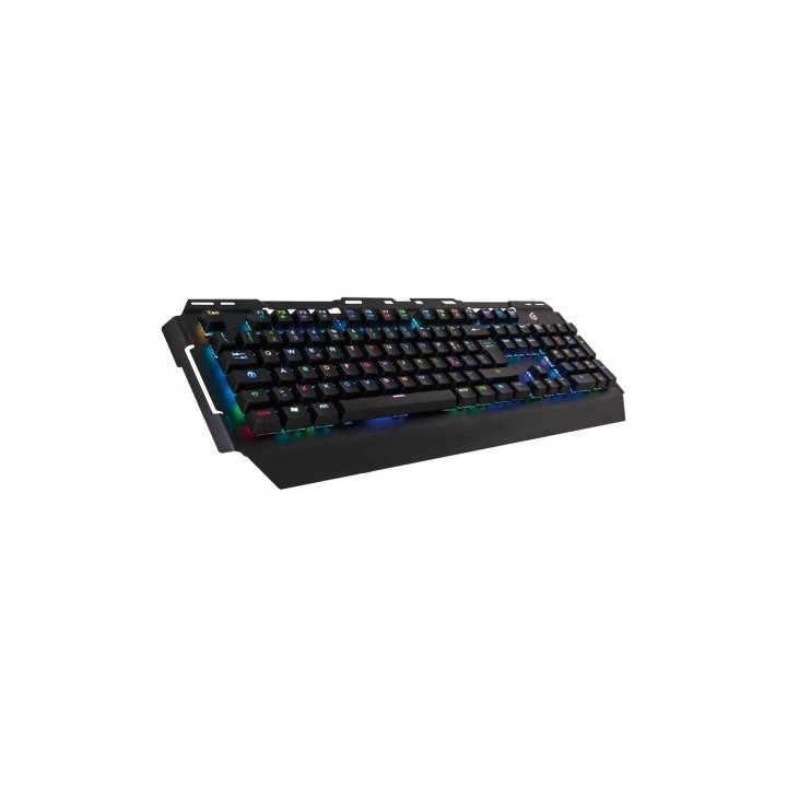 Teclado Gaming Mecanico Conceptronic Kronic01 Italiano Retroiluminado Rgb Usb 8 Teclas Programas