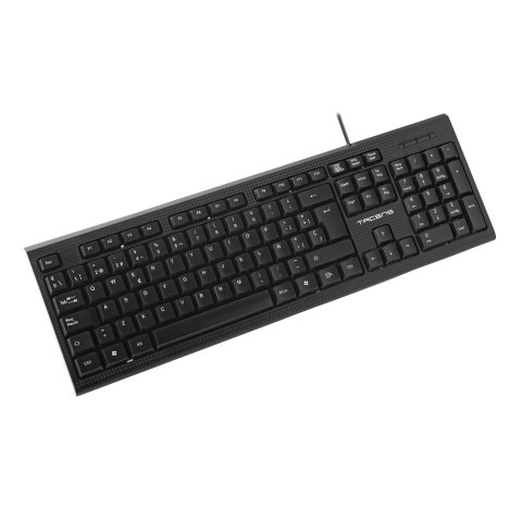 Teclado Tacens Anima Ak0 Usb Color Negro En Portugues
