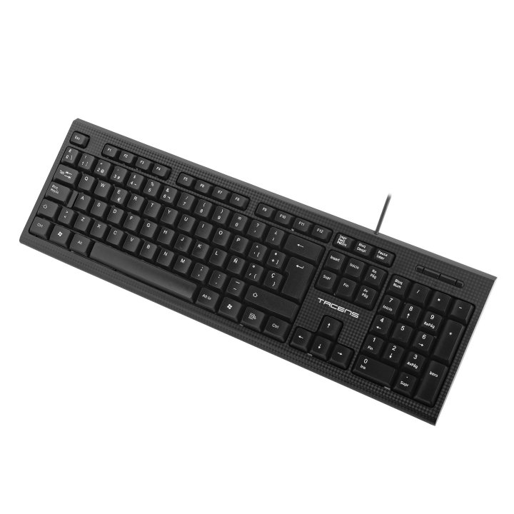 Teclado Tacens Anima Ak0 Usb Color Negro En Portugues