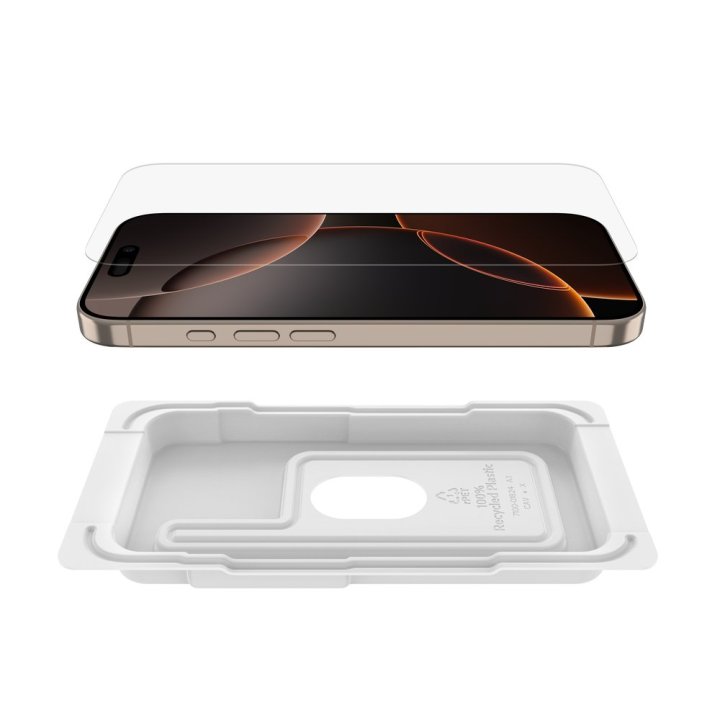 Protector De Pantalla Belkin Ova159hq Iphone 16pro Temperedglass Screenforce