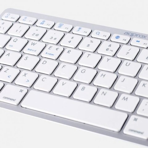 Teclado Compacto Bluetooth Approx Appmx300bts Bt 3.0 Color Plata