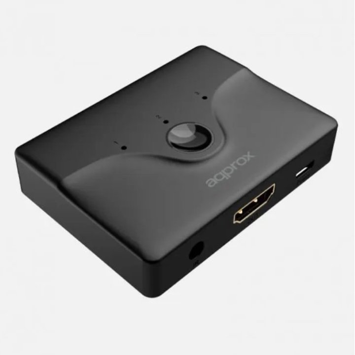 Switch Hdmi 3 Puertos 4k Con Mando A Distancia Approx Appc29 V.3