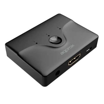 Switch Hdmi 3 Puertos 4k Con Mando A Distancia Approx...