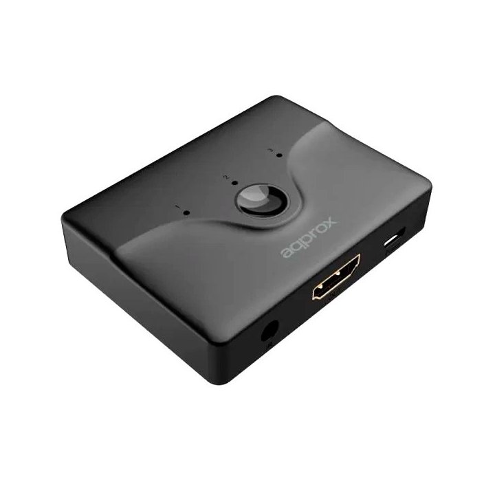 Switch Hdmi 3 Puertos 4k Con Mando A Distancia Approx Appc29 V.3