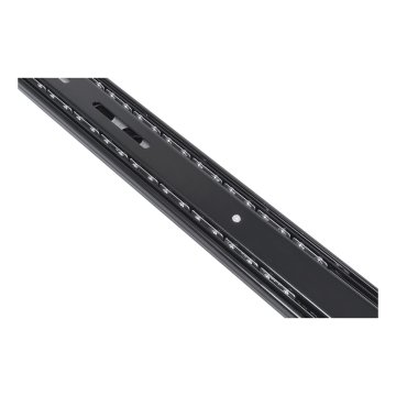 Kit De Railes Unykach 52094 Para Caja Rack De 1u A 4u Material Acero Pintado Negro Sistema Telescopico Negro 2