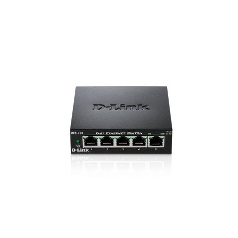 Switch No Gestionable D-link Des-105 5p Ethernet Carcasa Metal Sobremesa No Rack