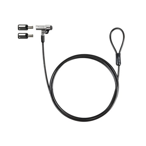 (reacondicionado) Cable Deseguridad Portatiles  monitores televisores Tooq Tqclkc0045-g Sistema Nano Con Llave