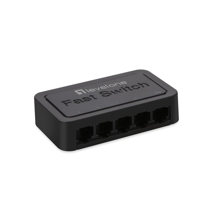 Switch Level One No Gestion 5 Puertos 10 100 Sobremesa