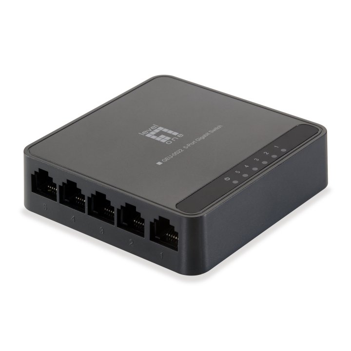 Switch Level One Gigabit No Gestion 5p 10 100 1000 Geu-0522