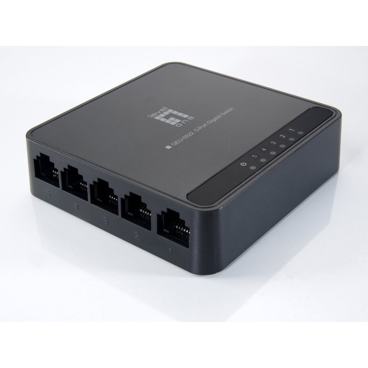 Switch Level One Gigabit No Gestion 5p 10 100 1000 Geu-0522