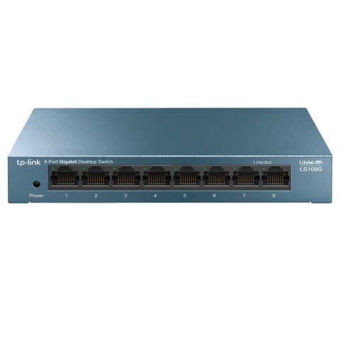 Switch No Gestionable Tp-link Ls108g Litewave 8p Giga Sobremesa Carcasa Metal No Rack