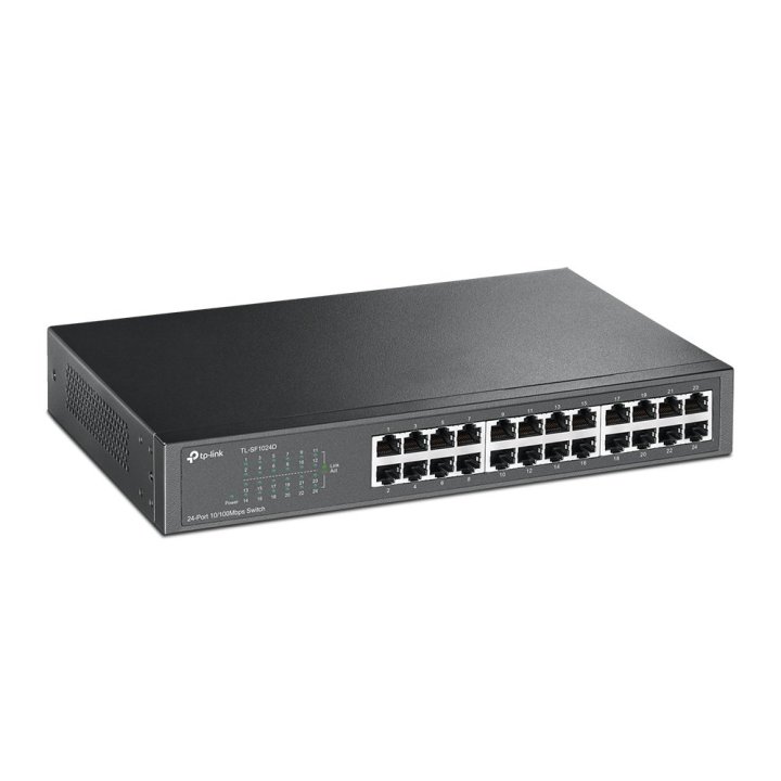 Switch No Gestionable Tp-link Sf1024ds 24p Ethernet Carcasa Metalica 13" Rack (kit De Montaje No Incl)