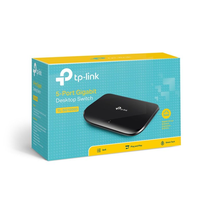 Switch No Gestionable Tp-link Sg1005d 5p Giga Sobremesa No Rack