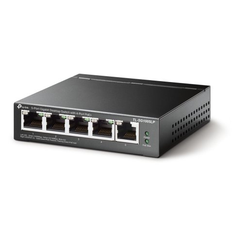 Switch No Gestionable Tp-link Tl-sg1005lp 5p Giga 4p Poe+(40w) Sobremesa Carcasa Metalica