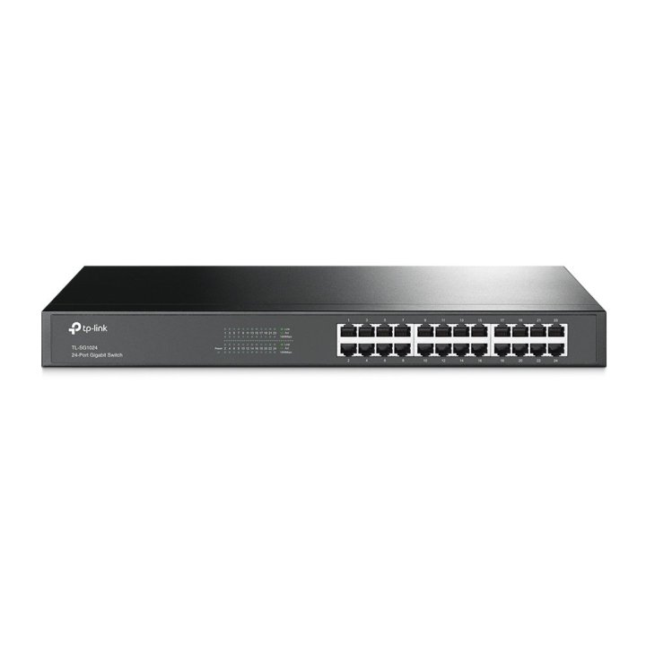 Switch No Gestionable Tp-link Sg1024 24p Giga Carcasa Metalica 19" Rack