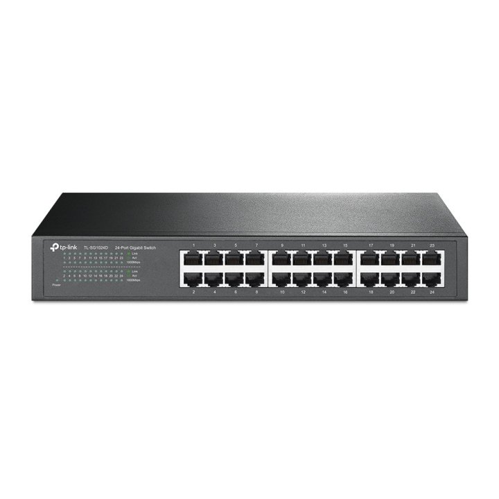 Switch No Gestionable Tp-link Sg1024d 24p Giga Sobremesa   Rack