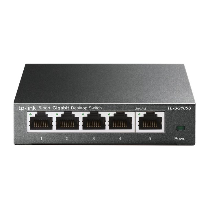 Switch No Gestionable Tp-link Sg105s 5p Giga Carcasa Metalica No Rack