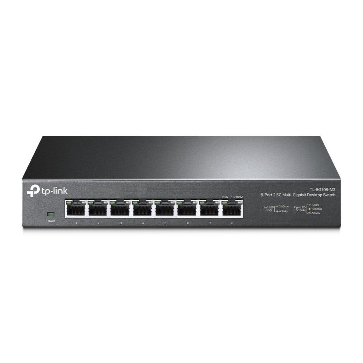Switch No Gestionable Tp-link Sg108-m2 8p 2.5gigabit Carcasa De Metal No Rack