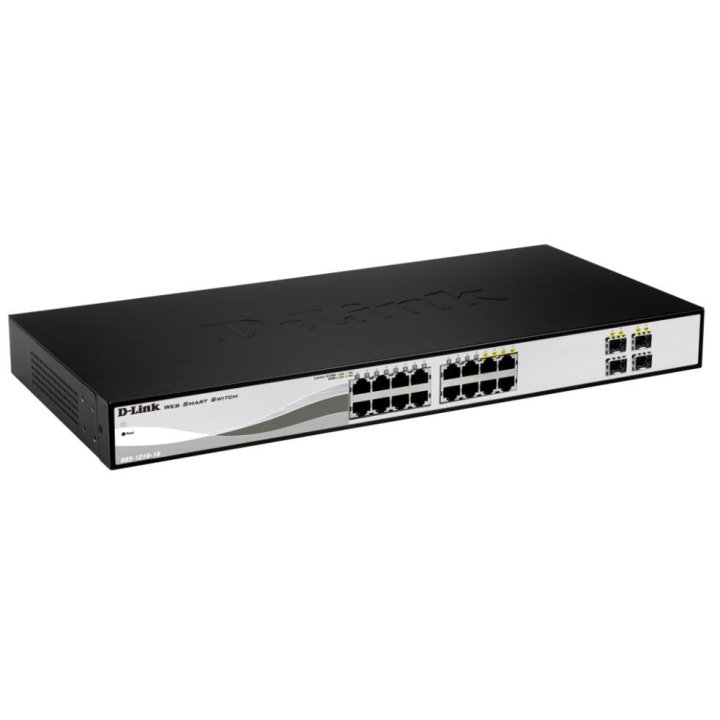 Switch Semigestionable D-link Dgs-1210-16 e 12p Giga + 4p Giga Combo Rack