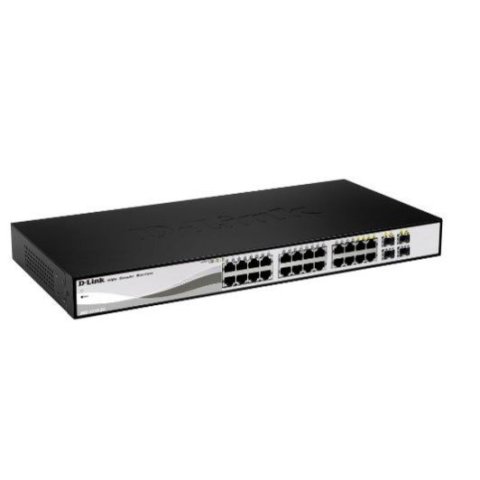 Switch Semigestionable D-link Dgs-1210-26 e 24p Giga + 2p Giga Combo Rack