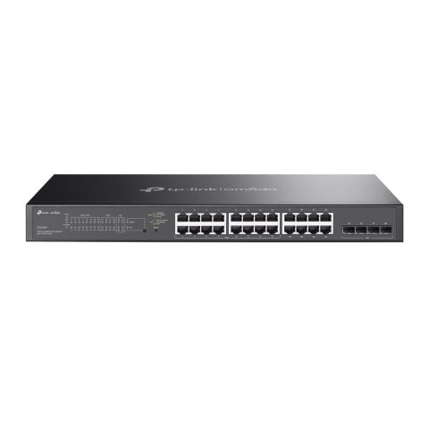 Switch Semigestionable Poe+ Tp-link Sg2428lp 28p De Los Cuales 16p Giga Poe+ 8p Giga + 4p Slot Giga Sfp Soporta 150w