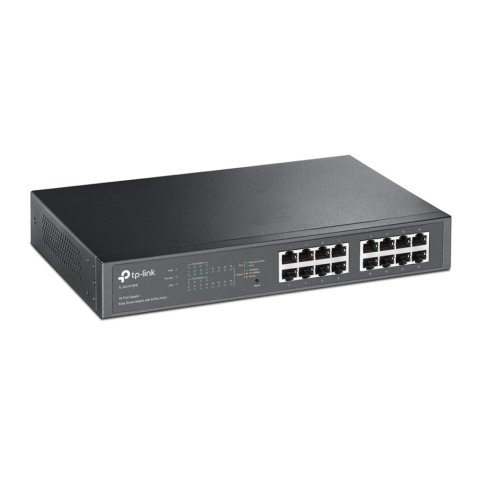 Switch Semigestionable Tp-link Sg1016pe 16p (con 8p Poe+) Carcasa Metalica Giga 19" Rack