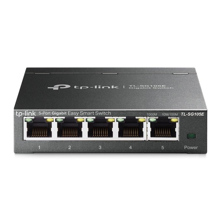 Switch Semigestionable Tp-link Sg105e 5p Giga Carcasa Metalica