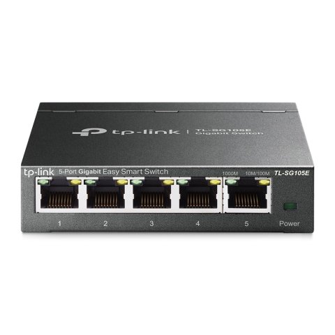 Switch Semigestionable Tp-link Sg105e 5p Giga Carcasa Metalica