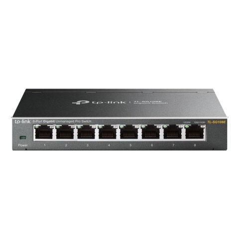 Switch Semigestionable Tp-link Sg108e 8p Giga Carcasa Metalica