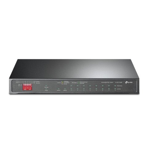 Switch Semigestionable Tp-link Sg1210mp 9p De Los Cuales 8p Giga Poe poe+ 1p Giga Sfp Rj45 Alimentacion Poe 123w Rack 19" 1u