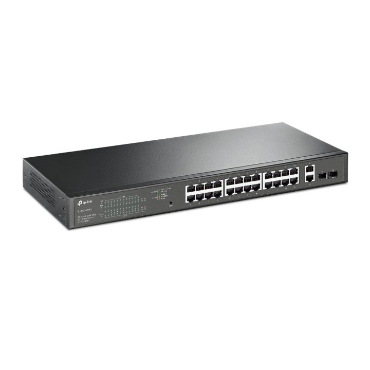 Switch Semigestionable Poe+ Tp-link Tl-sg1428pe 28p Giga De Estos 24p Poe+ (250w) 2p Giga Sfp
