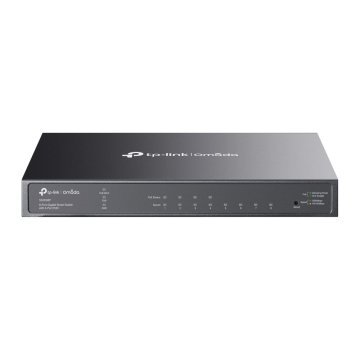 Switch Semigestionable Poe+ Tp-link Tl-sg2008p 8p Giga De Estos 4p Poe+ (62w) Integracion Por Omada Sdn