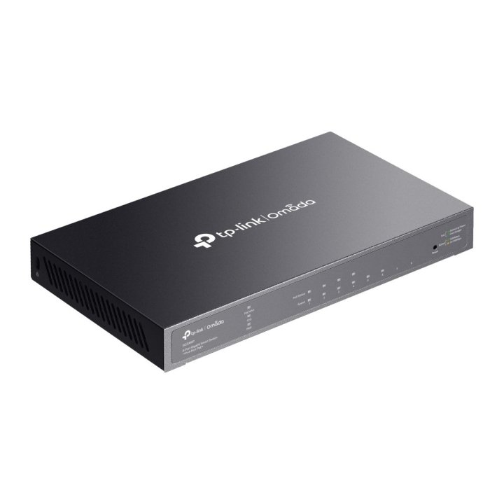 Switch Semigestionable Poe+ Tp-link Tl-sg2008p 8p Giga De Estos 4p Poe+ (62w) Integracion Por Omada Sdn